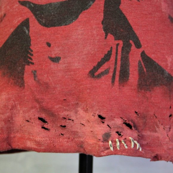 Sid Vicious Punk Handmade Distressed Destroyed - Picture 2 of 5